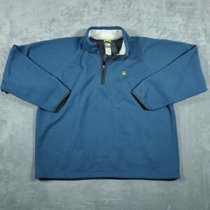 The North Face A5 Series Mens XL Grid Fleece Half Zip Pullover  Blue Vintage